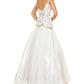 Mac Duggal - Beaded Bodice Fit and Flare Ball Gown