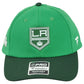 NHL Fanatics Authentic Pro Los Angeles Kings Green Curved Bill Shamrock Hat Cap