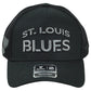 NHL Fanatics Authentic Pro St. Louis Blues Black Snapback Mesh Trucker Hat Cap