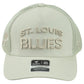 NHL Fanatics Authentic Pro St. Louis Blues Beige Snapback Mesh Trucker Hat Cap