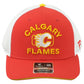 NHL Fanatics Authentic Pro Calgary Flames Adults Snapback Mesh Trucker Hat Cap