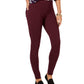 Style & Co Women's Petite Seam-Front Ponte-Knit Leggings Berry Jam Size Small