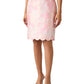 Kasper CB Zip Scalloped Edge Scalloped Edge Skirt