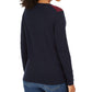 Tommy Hilfiger Womens Fair Isle Long Sleeve Sweater Red XS