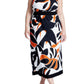 ELOQUII Women's Plus Size Halter Neck Printed Maxi Dress - 18, Oversized Tiger Fauna