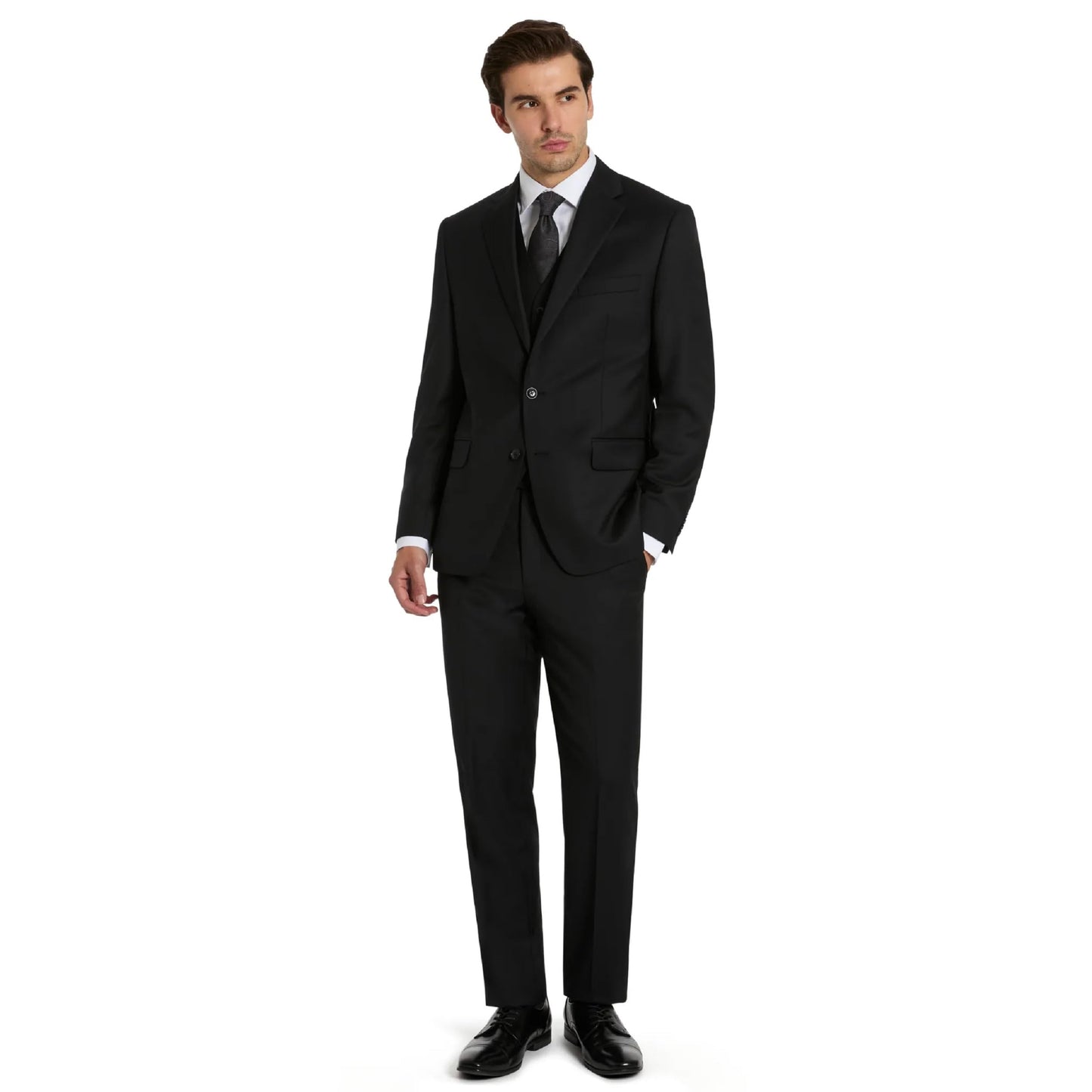 Michael Kors Grey Plain Classic Pants|Grey,40/32