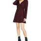 Sanctuary Womens Upbeat Faux Wrap Plaid Party Dress Red 10