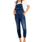 Tommy Jeans Womens Denim Logo Overall Jeans Blue 28