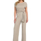 GUESS Womens Eco Short Sleeve Rumi Jumpsuit Moss Khaki Extra Small