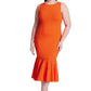 ELOQUII Women's Plus Size Ruffle Hem Dress - 18/20, Golden Poppy