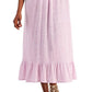 Miken Women's Pink Smocked Midi Dress Cover-Up (M, Pink)