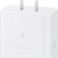 Samsung 45W Wall Charger Power Adapter with Cable Included, Super Fast Charging - White