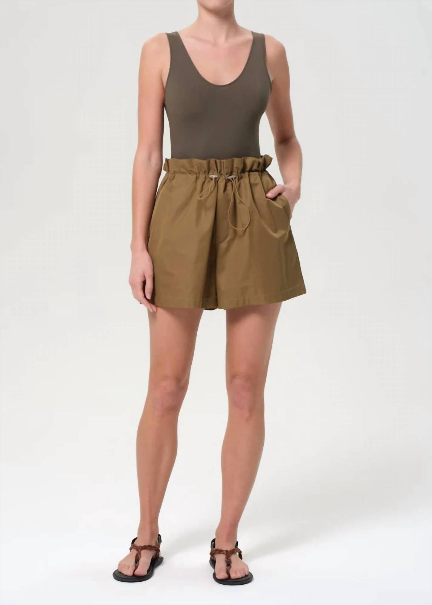 Agolde - Women's Lydia Pull On Gather Short