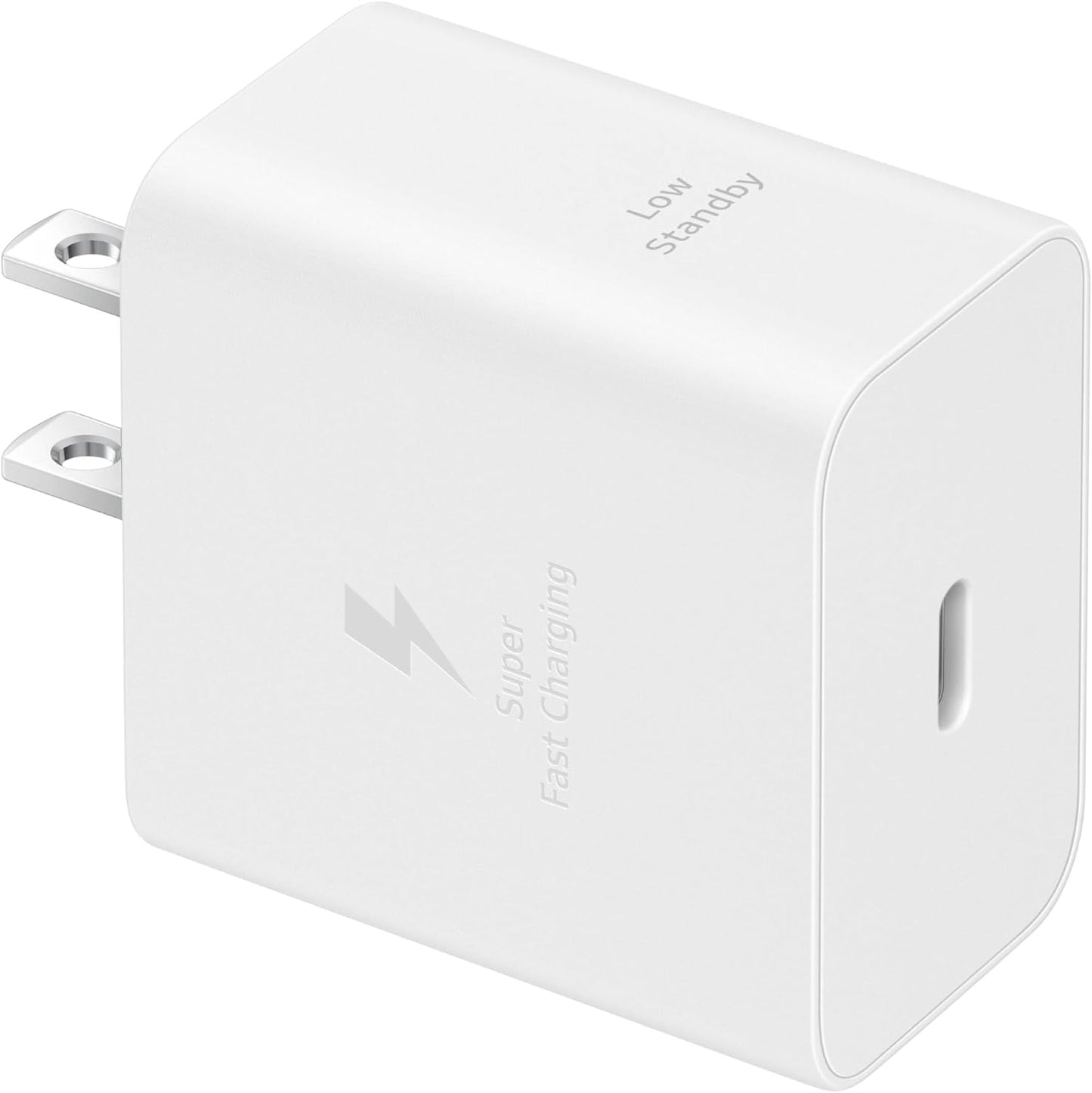 Samsung 45W Wall Charger Power Adapter with Cable Included, Super Fast Charging - White
