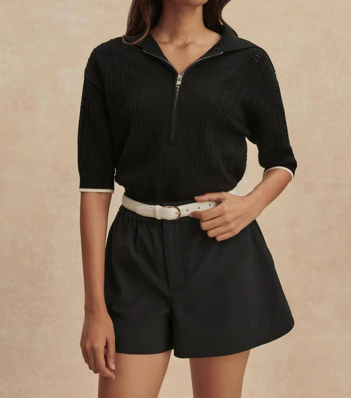 Varley - Arney Half Zip Polo Shirt
