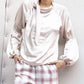 Eva Franco - Nora Satin Cinched Sleeve Blouse