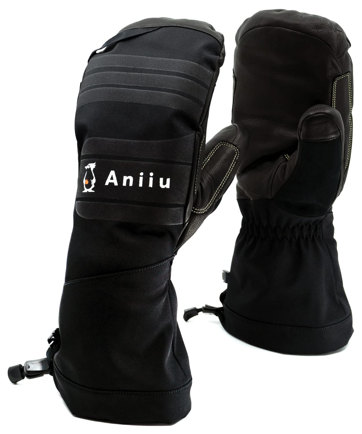 aniiu-viinson-black-waterproof-winter-mitts-size-7