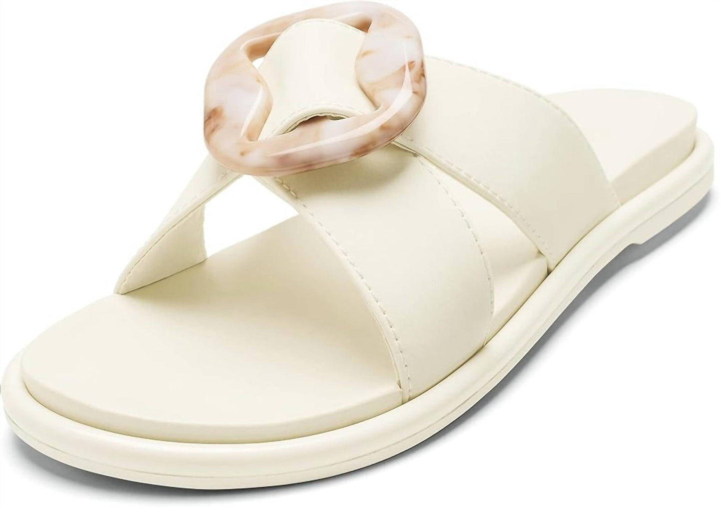 ओलूकाई - महिलाओं के लिए लाई स्लाइड बीच सैंडल
