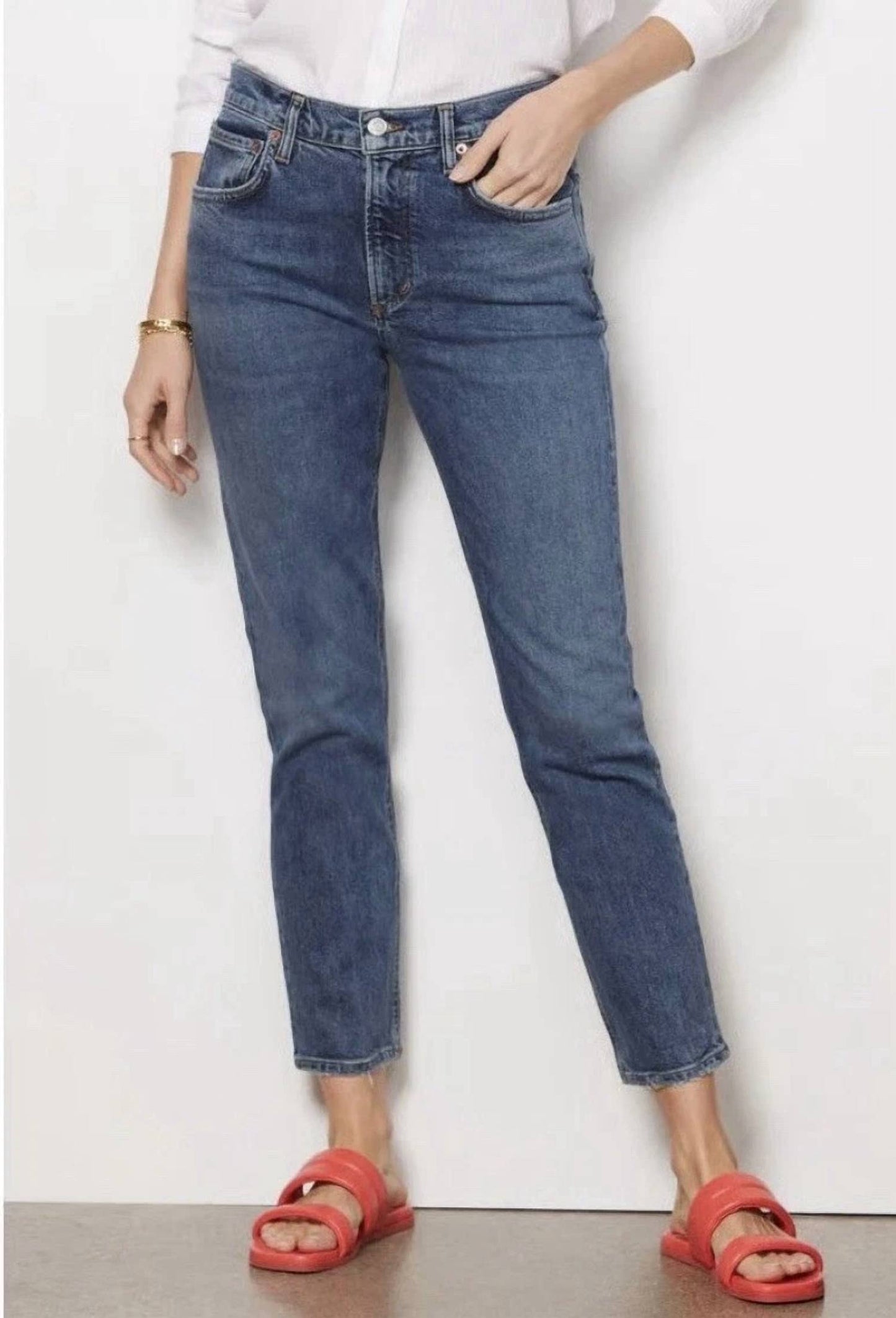 Agolde - Willow Mid Rise Crop Jeans