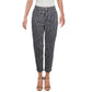 Tinseltown Womens Juniors Animal Print Mid-Rise Skinny Jeans Gray 0
