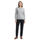 Michael Michael Kors Womens Ribbed Snap Hem Pullover Sweater Gray