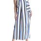 ELOQUII Women's Plus Size High Neck Maxi Dress - 18, Marina Stripe