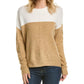 Vince Camuto, Womens, Extend Shoulder Color Cozy Sweater, Antique White, Small