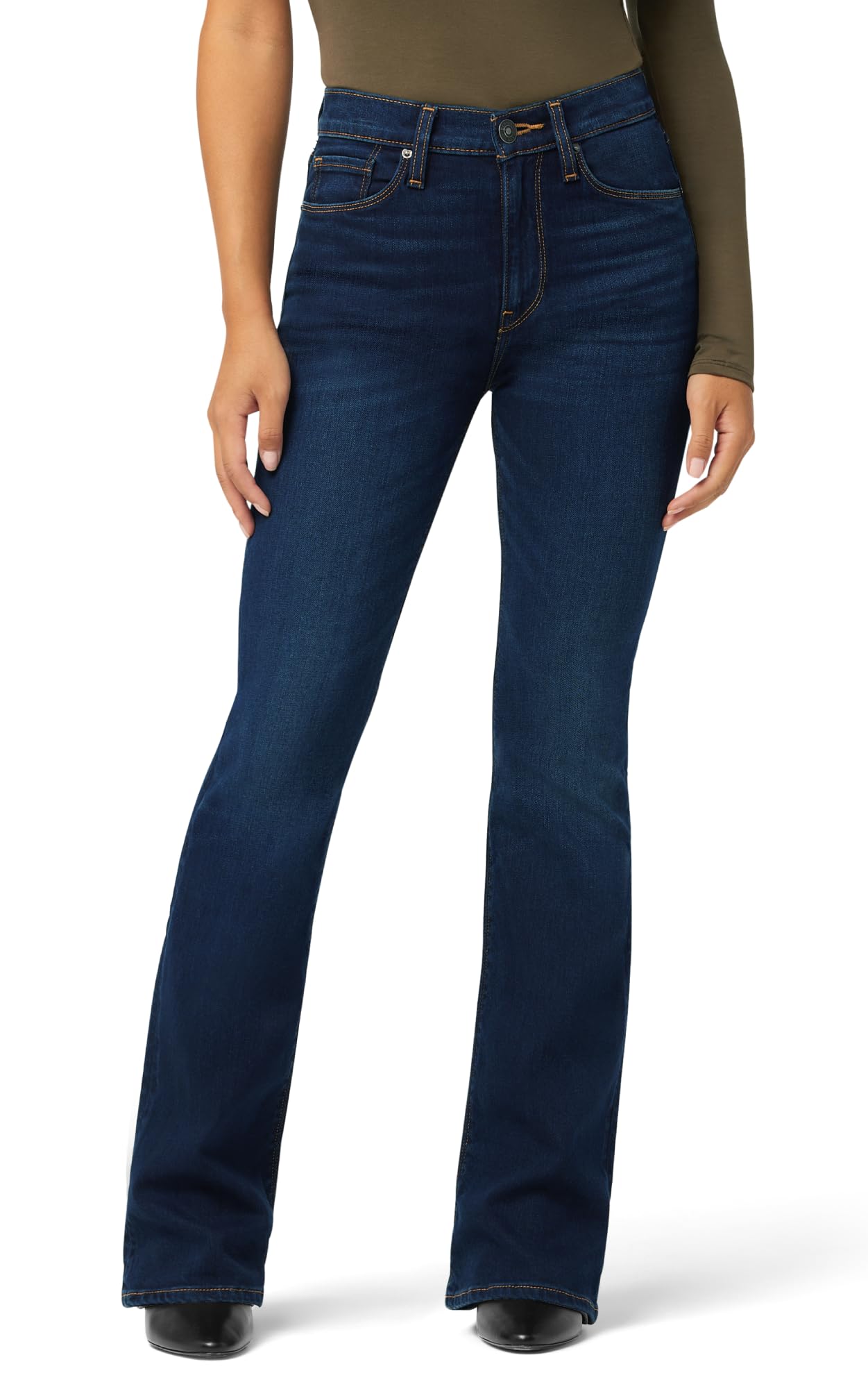 Hudson Jeans Women’s Barbara High-Rise Petite Bootcut Jeans, 29, Requiem