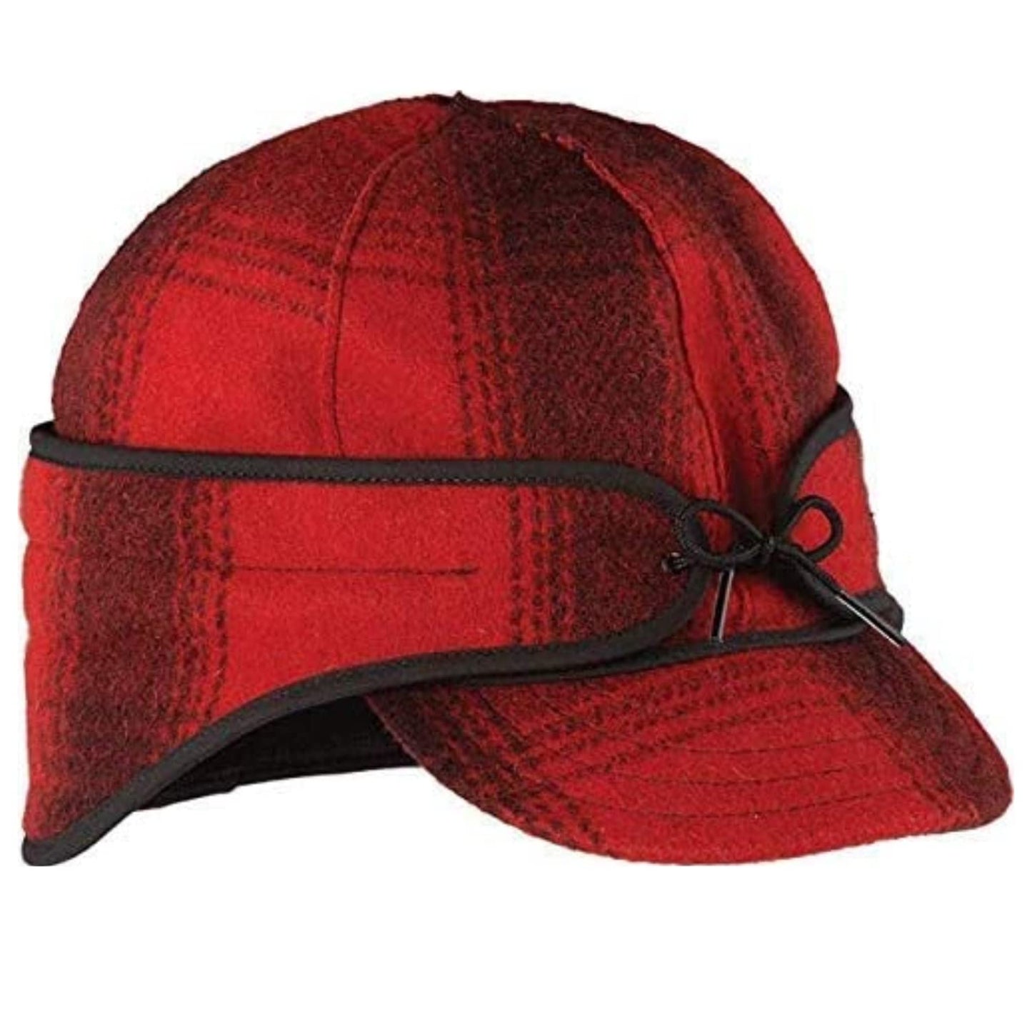 Stormy Kromer Rancher Cap - Red/Black Plaid