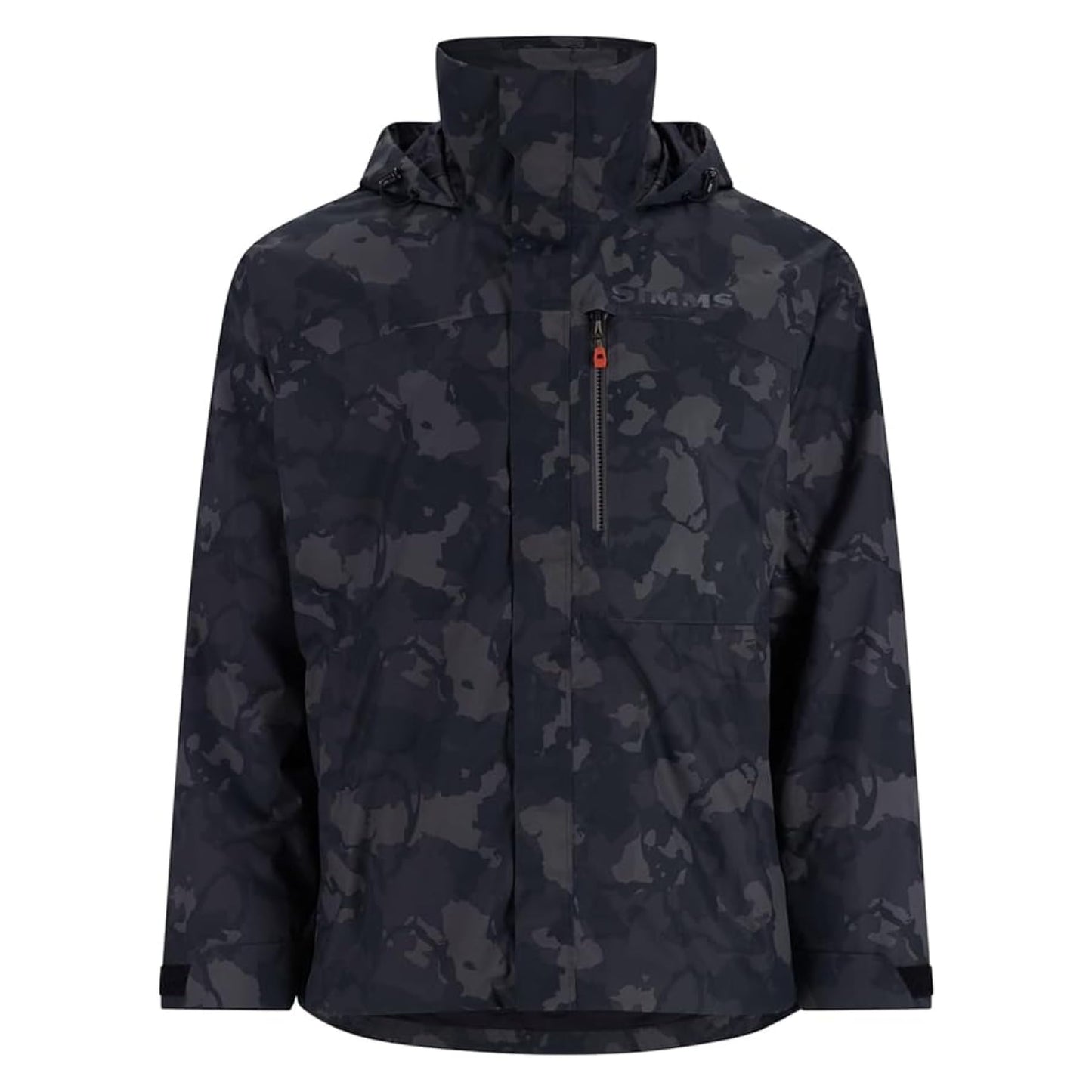Simms Mens Challenger Waterproof Fishing Rain Coat Regiment Camo Olive Drab Small