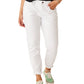 Carve Designs Women's Carson Boyfriend Jeans - White
