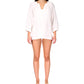 Sanctuary Island Gauze Tunic Brilliant White