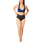 Women's La Jolla Reversible Top - Large, Black/Navy