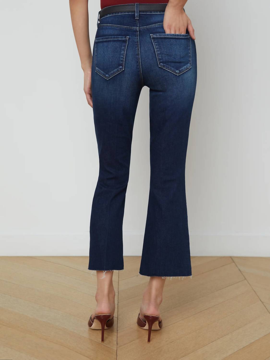 L'Agence - Kendra High Rise Crop Flare Jean