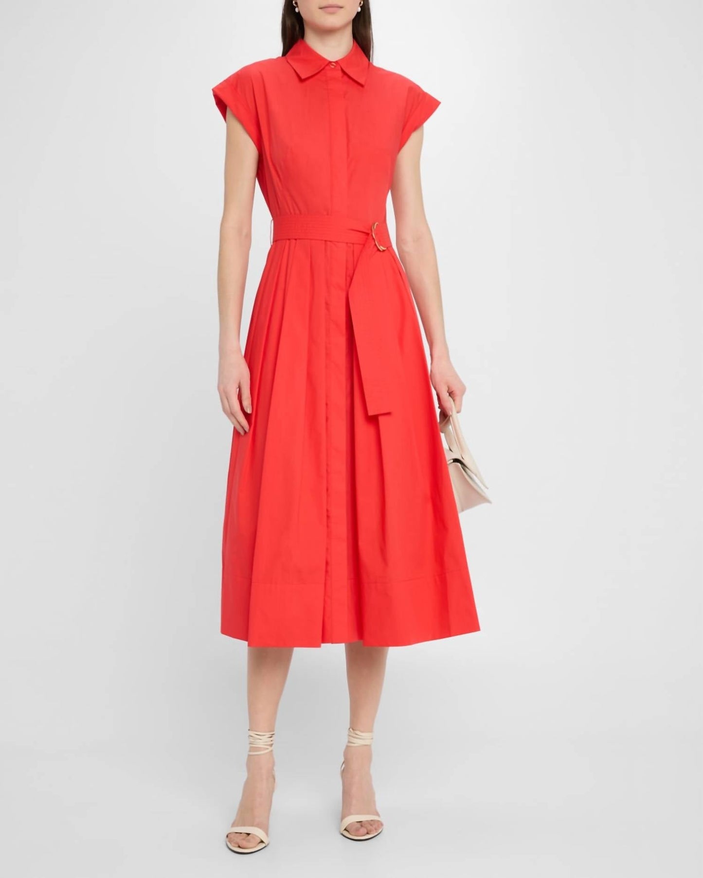 Cara Cara - Octavia Floral Cap-sleeve Dress