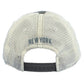 Captivating State Of New York Trucker Mesh Gray Beige Snapback Adults Hat Cap
