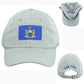 Captivating New York State Excelsior 1901 Flag Gray Adjustable Adults Hat Cap