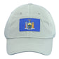 Captivating New York State Excelsior 1901 Flag Gray Adjustable Adults Hat Cap