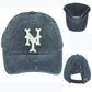American Needle Negro League New York Cubans Garment Washed Adjustable Hat Cap
