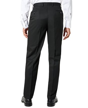 Sean John Men's Classic Fit Black Solid Pants Black Size 44X32