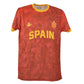 Urban Spain Espana Country Short Sleeve Round Neck Sublimation Soccer Jersey