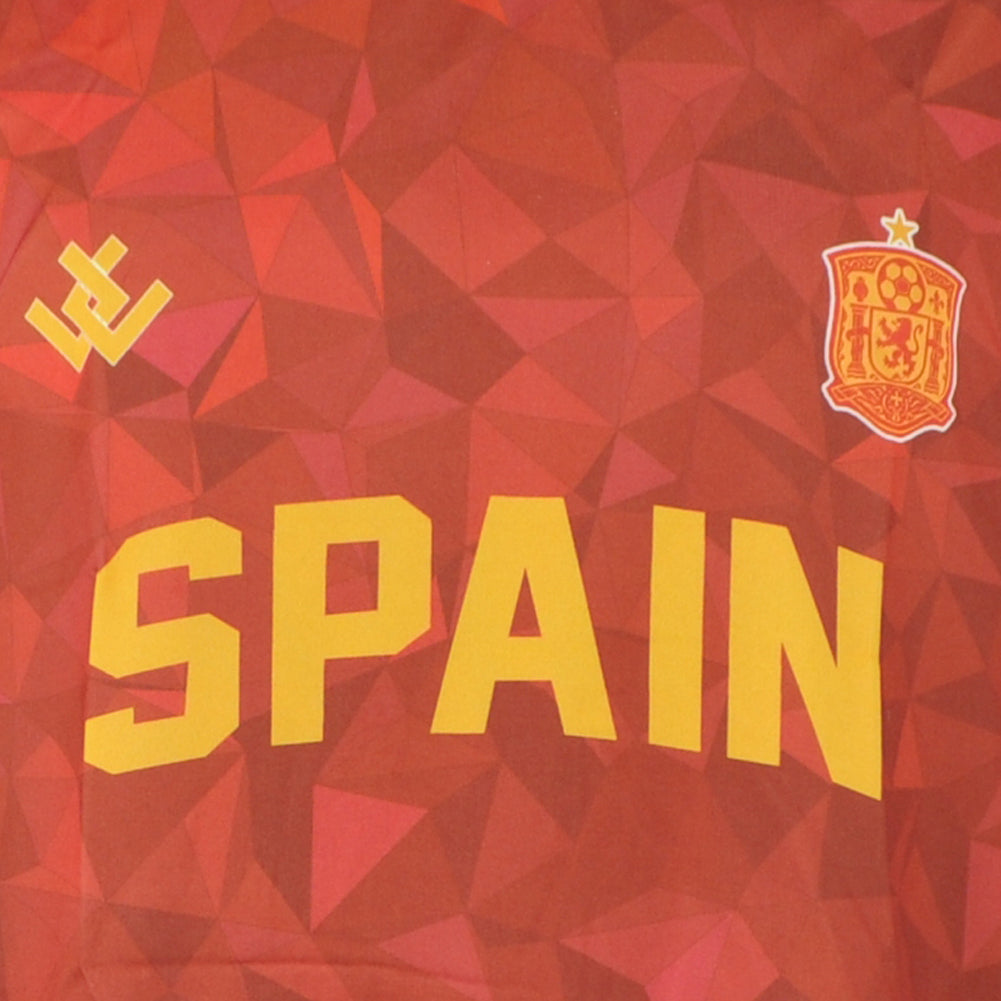 Urban Spain Espana Country Short Sleeve Round Neck Sublimation Soccer Jersey Sm