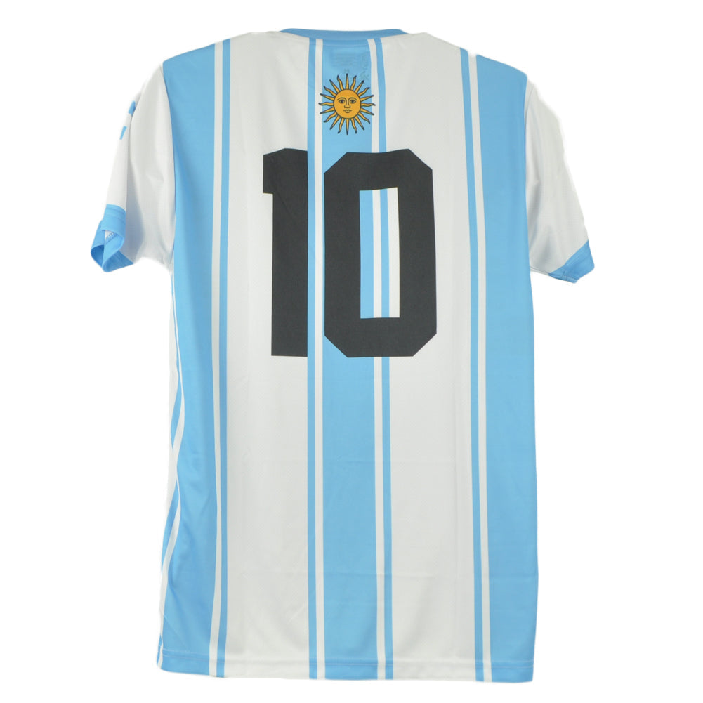 Urban Argentina Country Short Sleeve Round Neck Sublimation Soccer Jersey 2XLarg