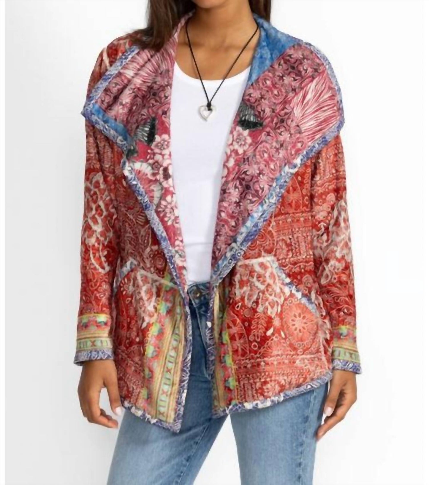 Johnny Was - JOAN WRAP BINDED SHERPA JACKET