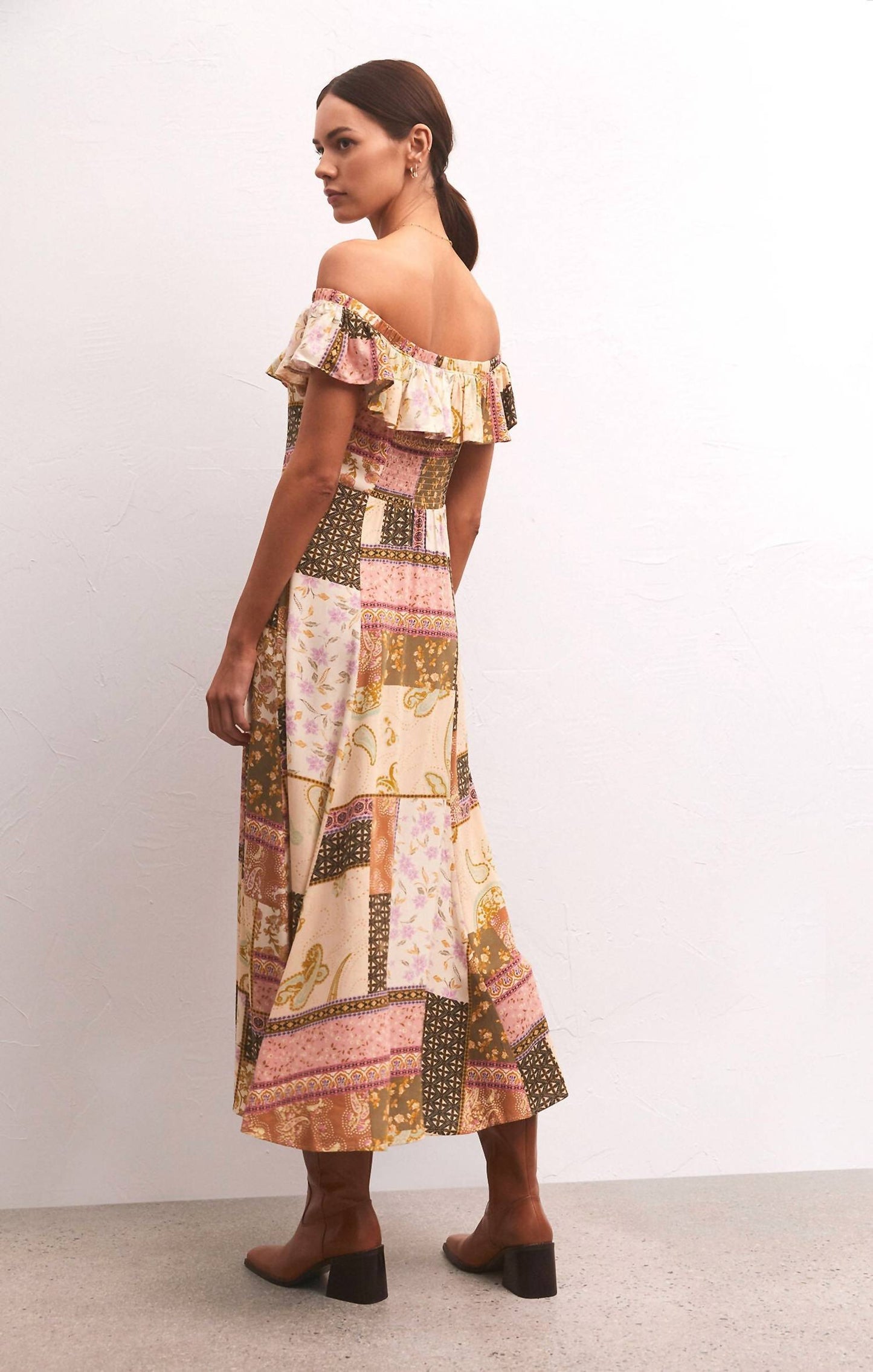 Z Supply - Veda Off Shoulder Midi Dress