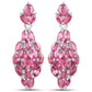 4.12 Carat Genuine Ruby .925 Sterling Silver Earrings