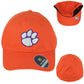 NCAA TOW Clemson Tigers Orange One Size Fit Adults Men Curved Bill Hat Cap