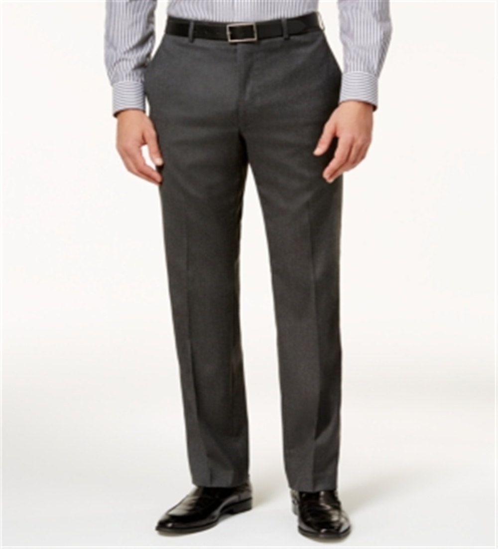 Ralph Lauren Men's Classic Fit Ultraflex Flat Front Pants Gray Size 30X30