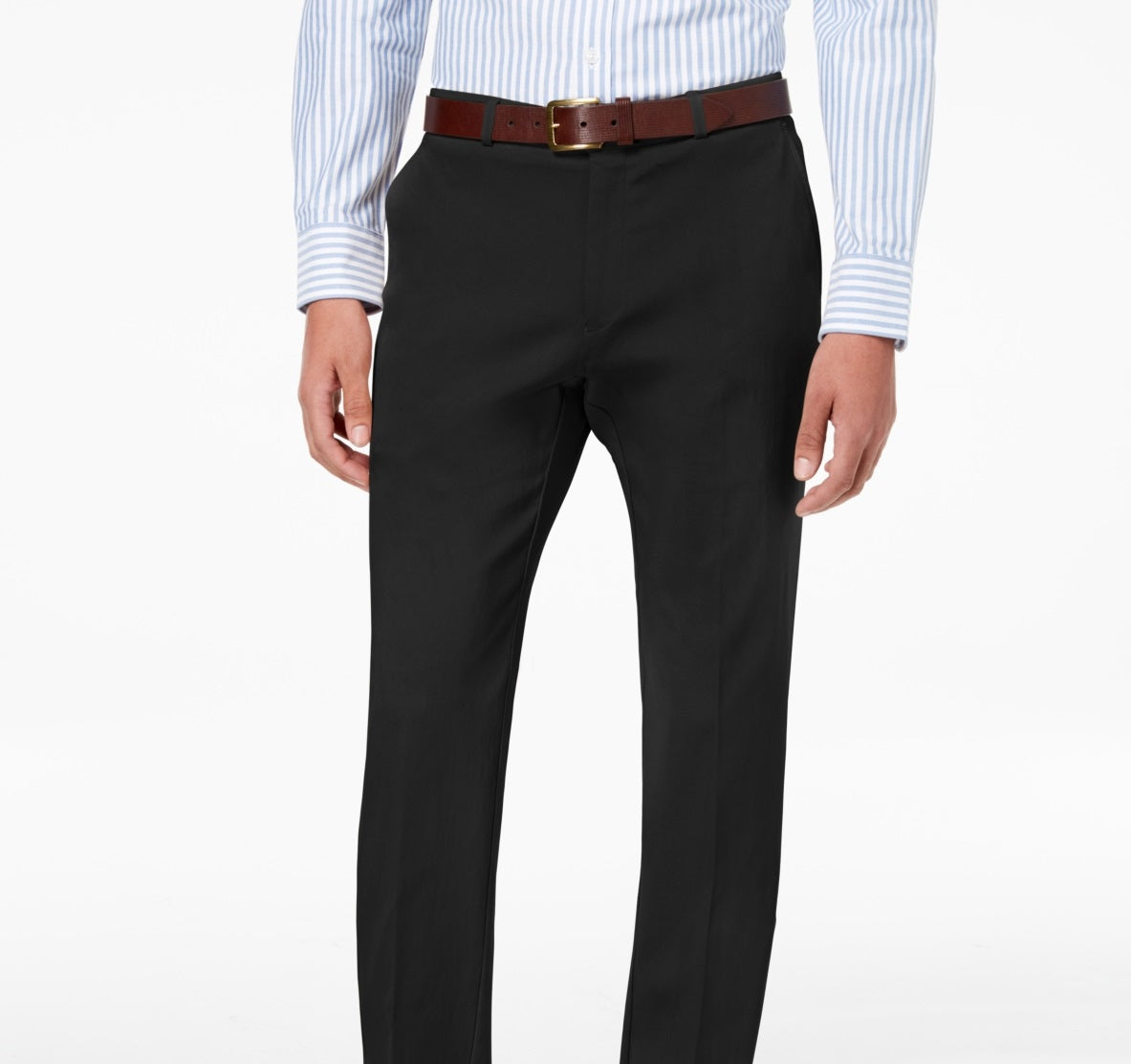 Tommy Hilfiger Men's Modern Fit Th Flex Stretch Comfort Pants Black Size 32X32