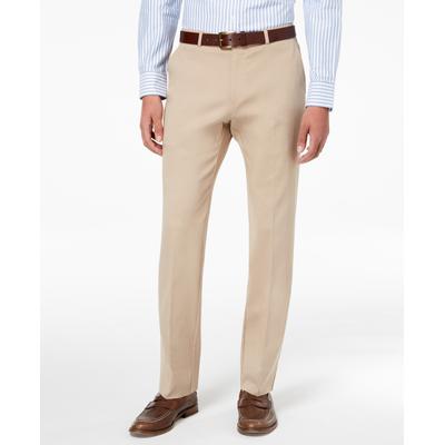 Tommy Hilfiger Men's Modern Fit Th Flex Stretch Comfort Solid Performance Pants Brown Size 34X32